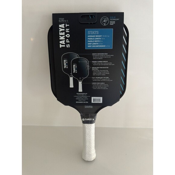 Takeya Sport Titan Elite 16-S Pickleball Paddle PRO 56011, 16in designed in USA - Picture 13 of 14